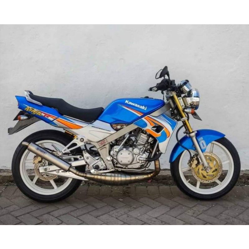 Striping Stiker Ninja Kis Biru 2004 2005 lis stiker standar ori Ninja R kis 2004 2005 biru stiker or