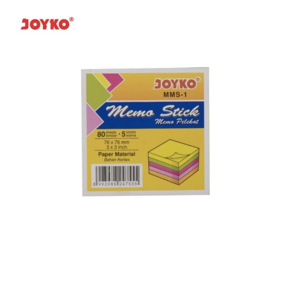 

Memo Stick / Sticky Note / Kertas Memo / Memo Tempel Joyko MMS-1