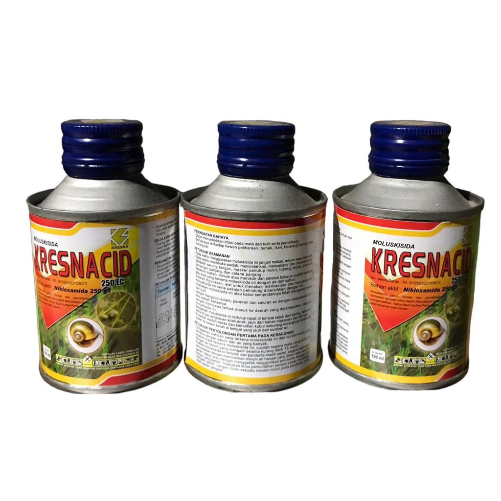 RACUN KEONG KRESNACID 250 EC - 100ml ( Moluskisida ) Obat / Racun Keong &amp; Siput SELDENE