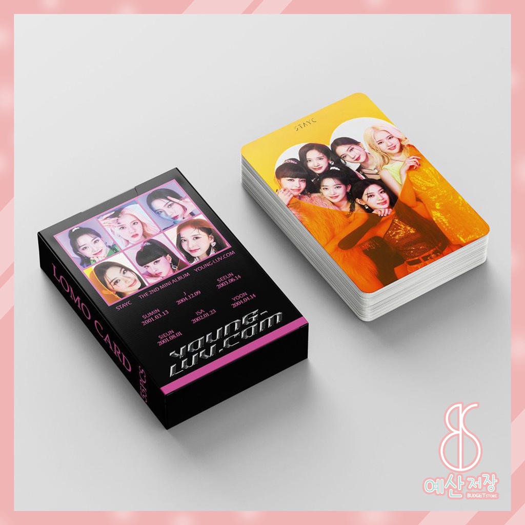 [BS] BISA COD 55pcs Kartu Foto STAYC THE 2ND Mini Album Photo Card Lomo Card  STAYC KPOP - KP9150