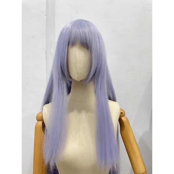 [RENTAL] Wig Ungu Muda 100 cm