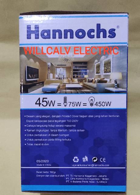 LAMPU LED HANNOCHS VARIO 45W 45WATT 45 W - LAMPU HANNOCHS VARIO 45W 45WATT 45 W MODEL KAPSUL