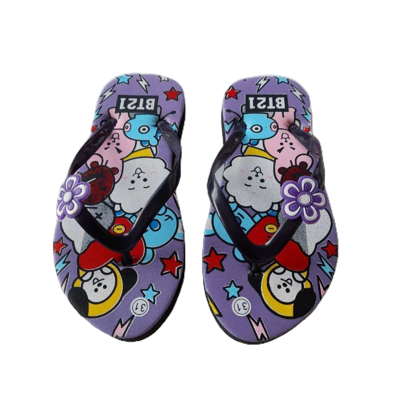 JB Sandal Anak Motif Bts21 Murah