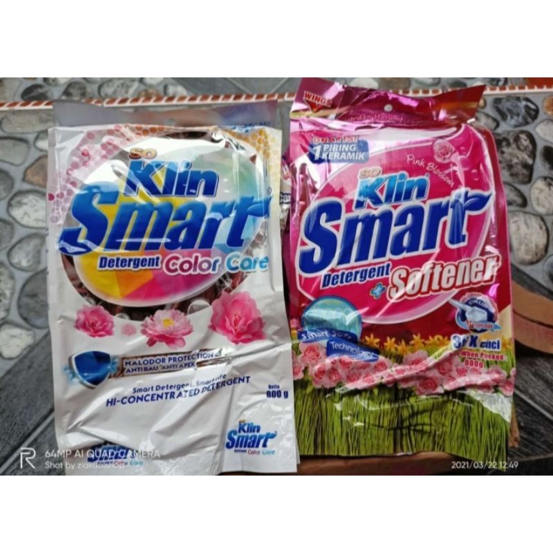 Soklin smart Detergen bubuk 800 gram