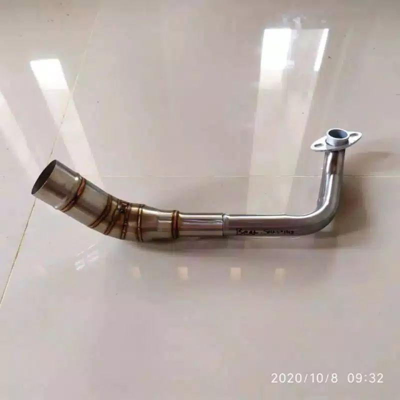 Leher kolong atas knalpot beat fi beat karbu Scoopy pipa leher knalpot beat fi
