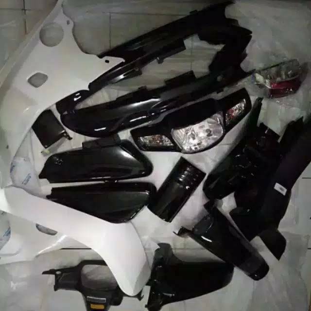 full body set lampu + striping honda legenda 1 legenda 2