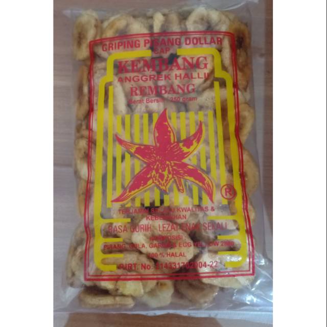 

Criping pisang anggrek khas rembang 250gr