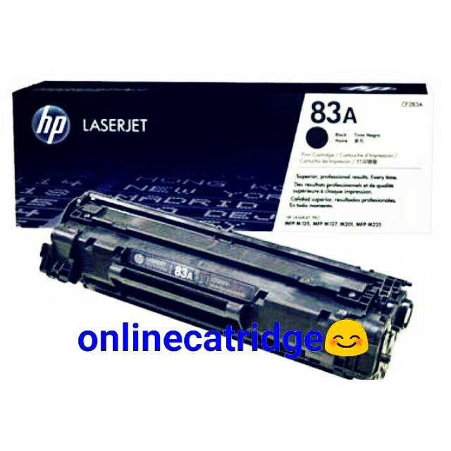 TONER 83A Black HP LASERJET - Second