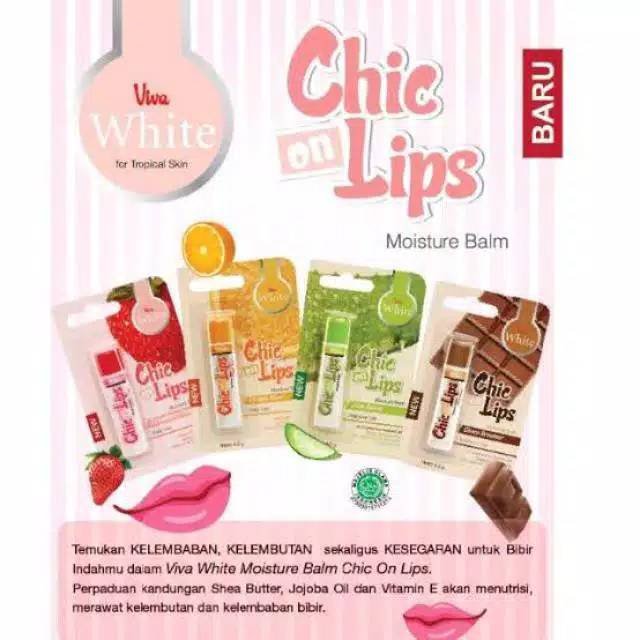 Viva White Chic on Lips Pelembab Bibir