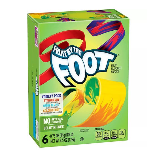 

Betty Crocker'S Fruit By The Foot Variated Tie Dye Candy