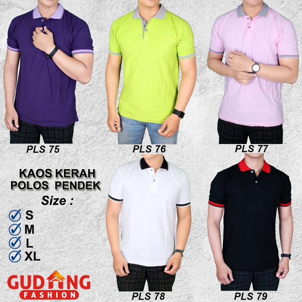 Polo Shirt Berkerah Pria - PLS (COMB)