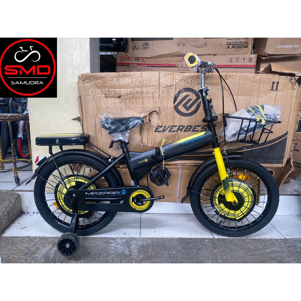Sepeda Lipat Folding 18 Pacific Mazara Single Speed Murah BDG