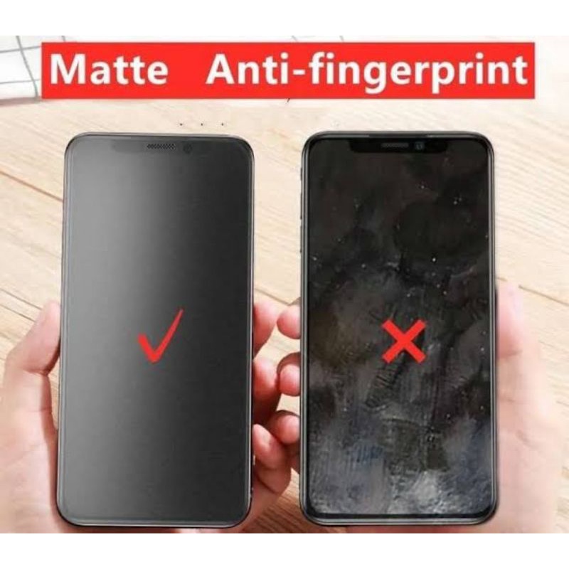 (TG-KACA MATTE) TEMPERED GLASS MATTE SAMSUNG A7 2018 FULL SCREEN ANTI GLARE A7 2018