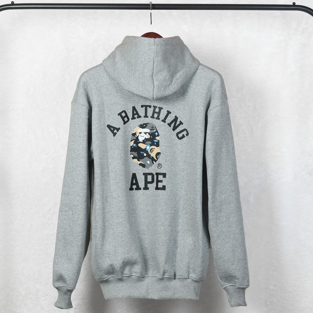 Jaket Hoodie Bape Logo Unisex