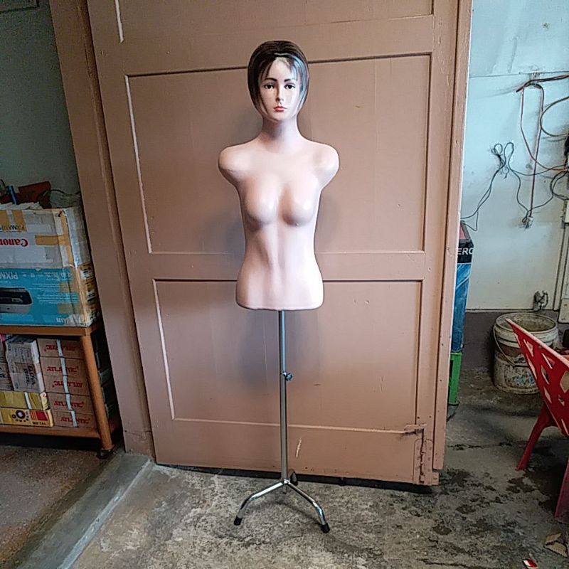 Patung Manekin Wanita + Kaki Besi Kaki Kayu Patung Wanita Manekin Cewek Patung Cewek Manekin Badan W