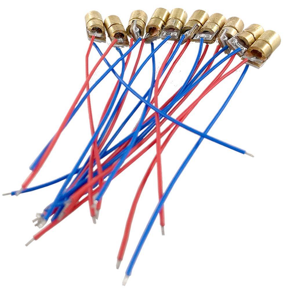 Nanas1per3/5/10pcs Dioda Laser Kualitas Tinggi Red Sight Copper Head Dot Diode Module