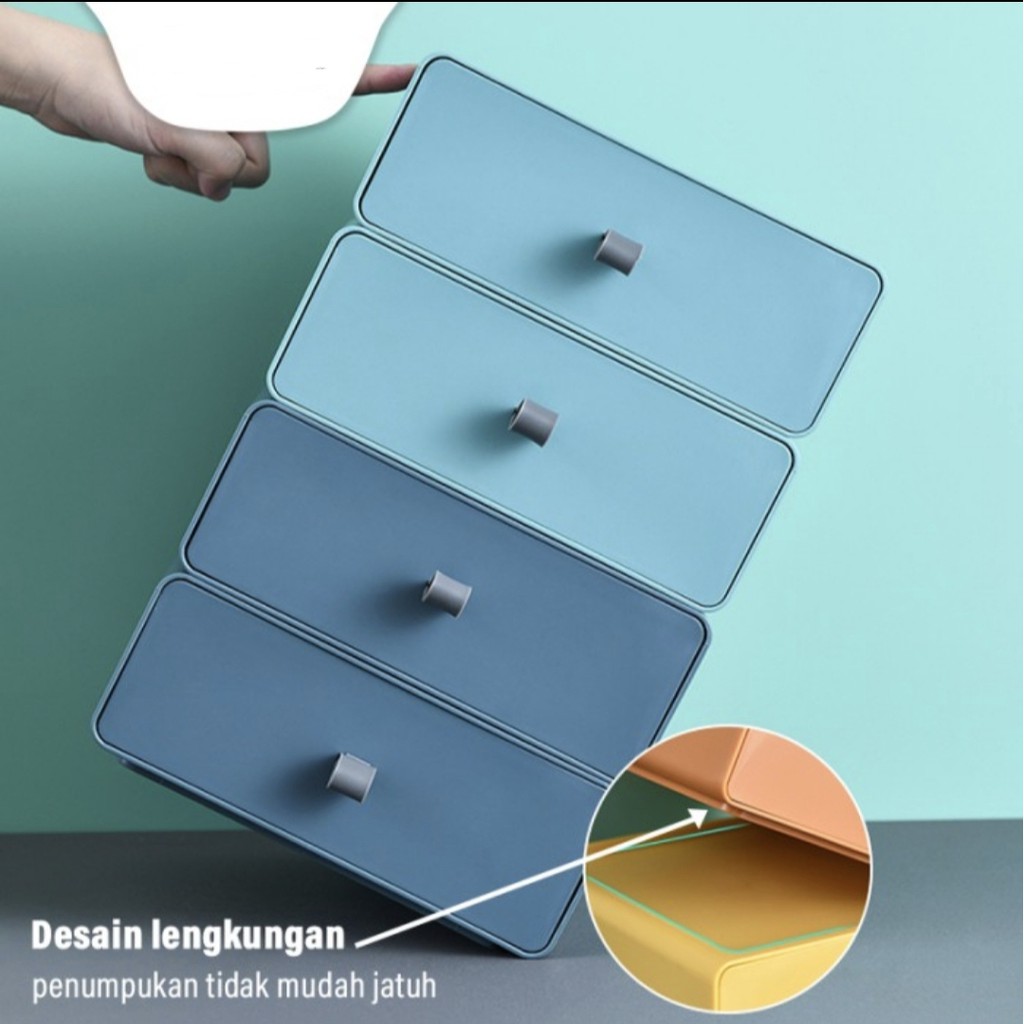 Laci Storage 1068 Rak Kosmetik Rak Kamar Mandi Kotak Penyimpanan Multifungsi