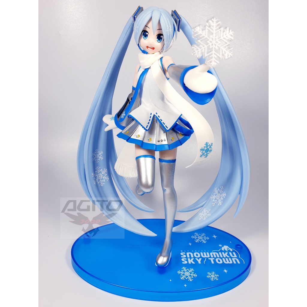 Action Figure Vocaloid Hatsune Miku SPM Figure Snow Miku Skytown Ver ORI