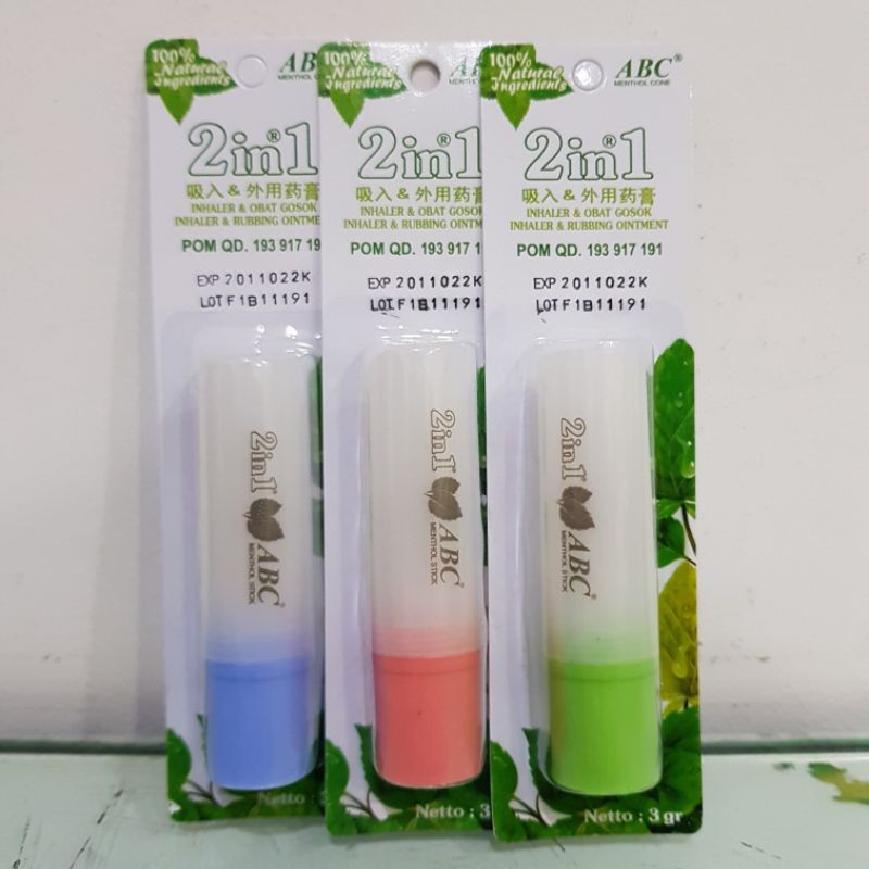 ABC Menthol 2 In 1