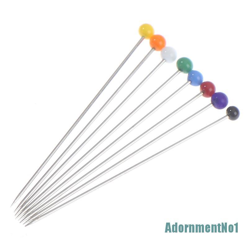 [AdornmentNo1]Sewing Pins 38mm Glass Ball Head Push Quilting Pins for Jewelry DIY Sewing Tool