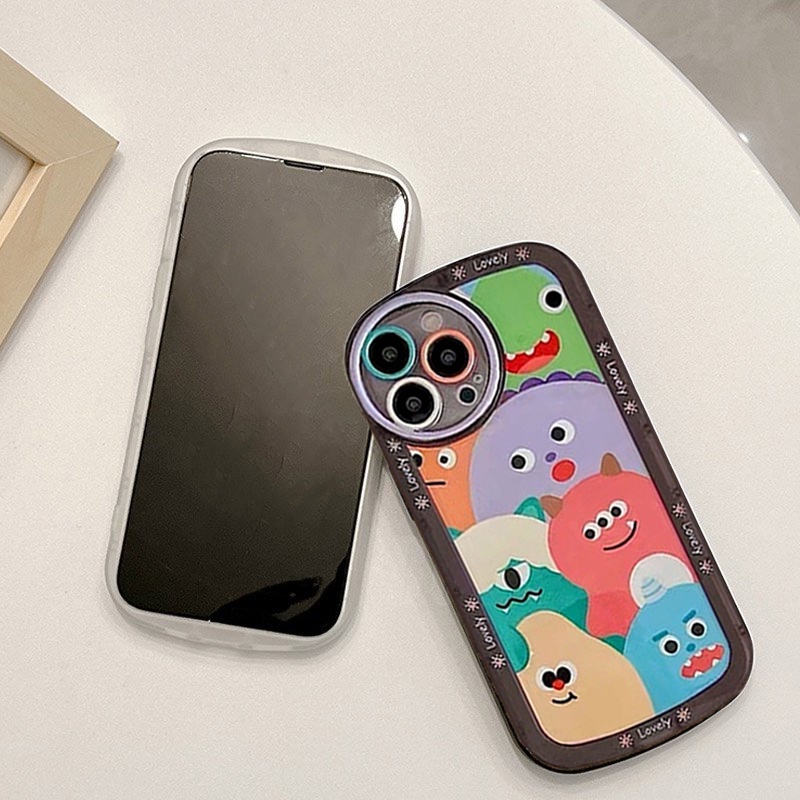 Soft Case Silikon Motif Kartun Monster Untuk IPhone 14 14 PRO MAX 13 13 PRO 12 PRO MAX 11 PRO MAX X XR XS MAX 6 6S 7 8 Plus SE 2020