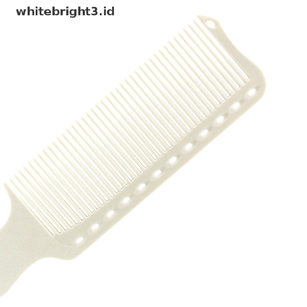 (whitebright3.id) 1pc Sisir Flat Profesional Untuk Salon / Barber