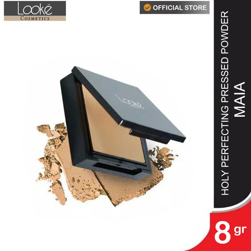 Looké Holy Perfecting Pressed Powder - Bedak looke padat - Bedak looke aurora - Bedak looke nasa ori