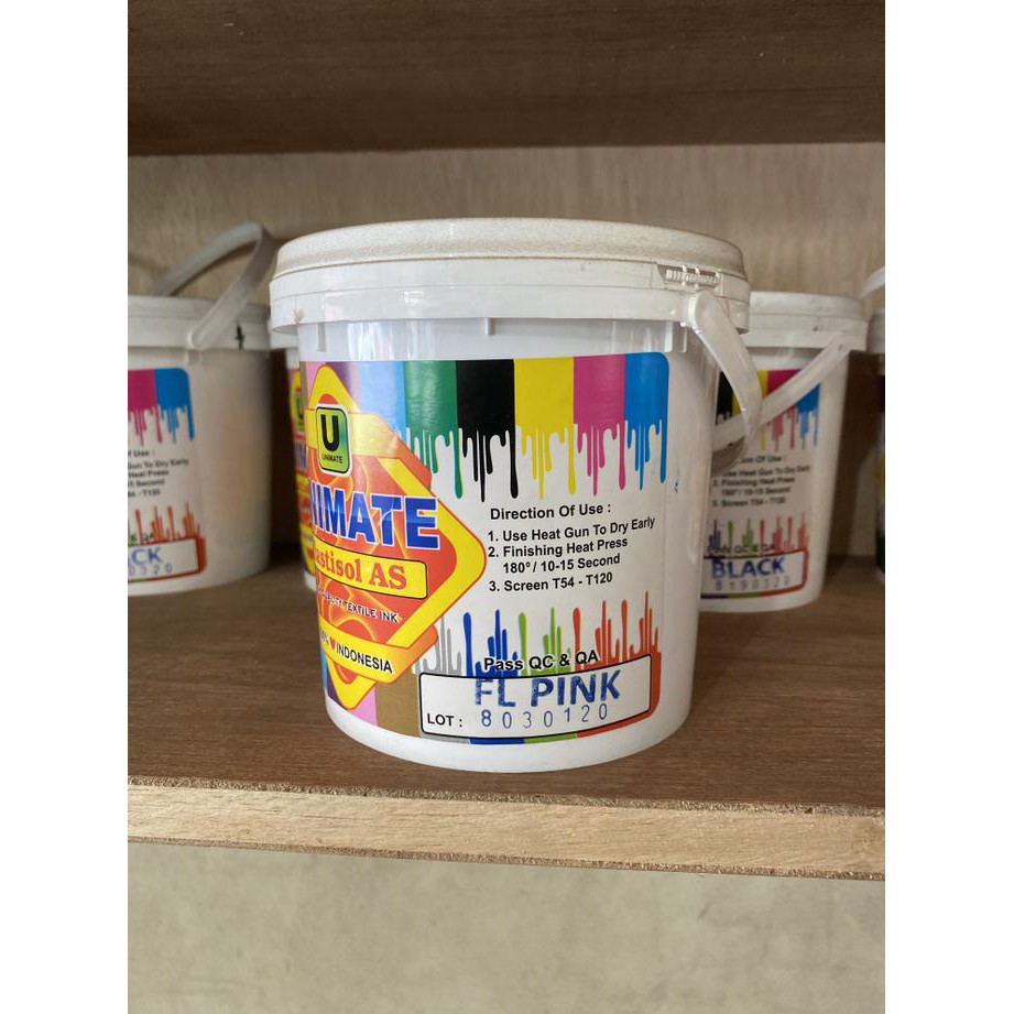 

Terbaru! Tinta Pasta Sablon Plastisol Unimate Fl Pink As 1Kg Murah