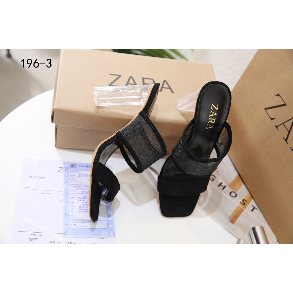 ZR VINYL SANDALS WITH METHACRYLATE HEEL #196-3