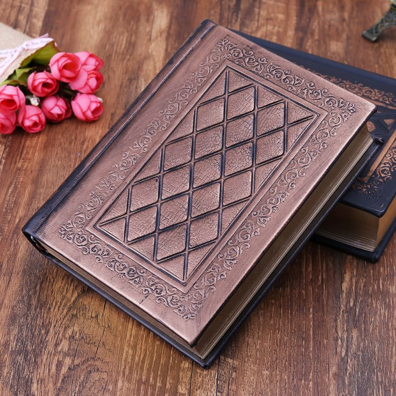 Mary Retro Vintage Journal Diary Notebook Kulit Kosong Hard Cover Sketchbook Paper S