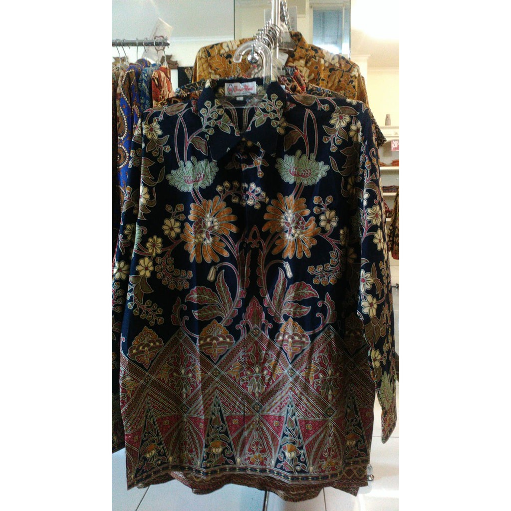 Batik Danar Hadi Lengan Panjang Original Hitam [ADN-PA119]