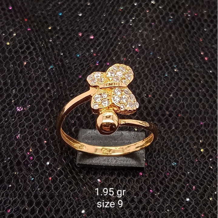 Cincin Emas 17K - 1.95 gr Kadar 750 - 1350