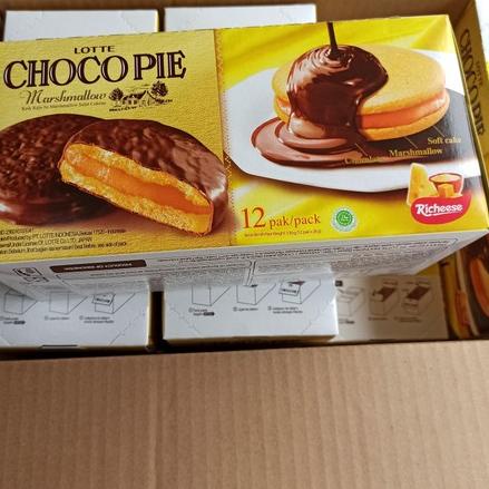 

Model Baru Lotte Choco Pie Chocopie Richeese Keju Isi 12 pcs 케