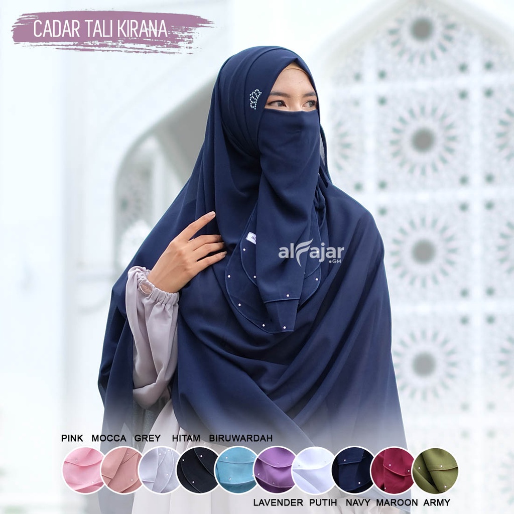 CADAR NIQOB TALI Dua Layer KIRANA by Alfajar