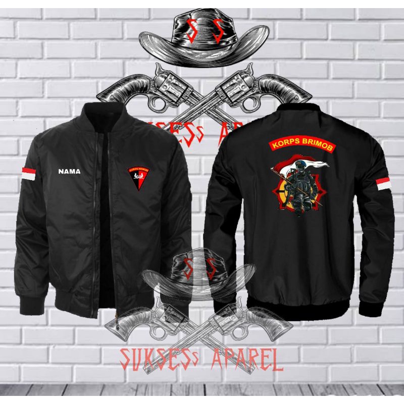 jaket brimob bomber/korps brimob/polri
