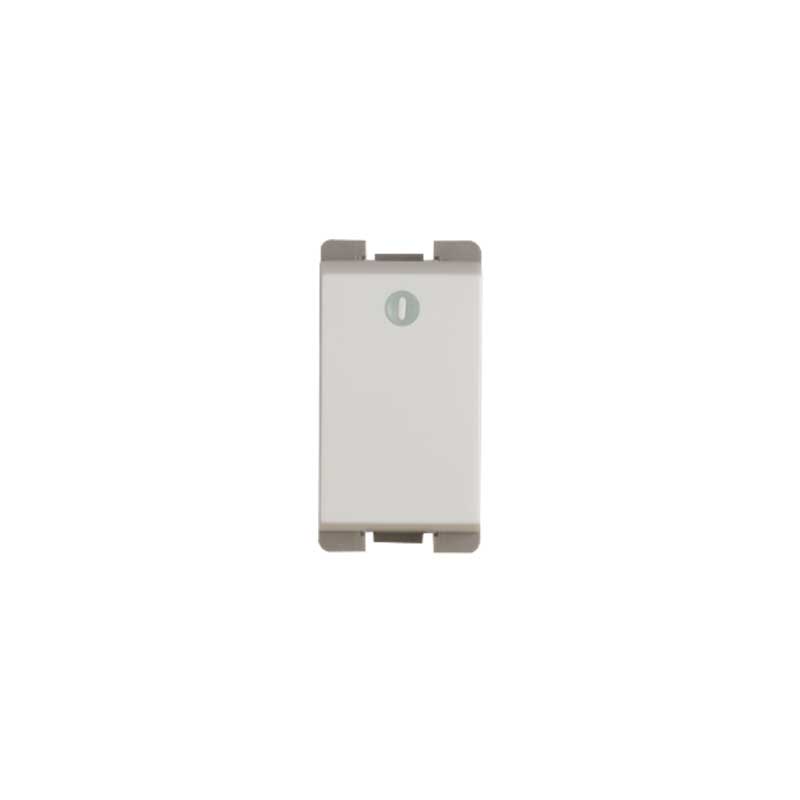 CASA 118 K51031 - White  1/3 Device 1 Way Switch Module with Fluorescent Locator NERO