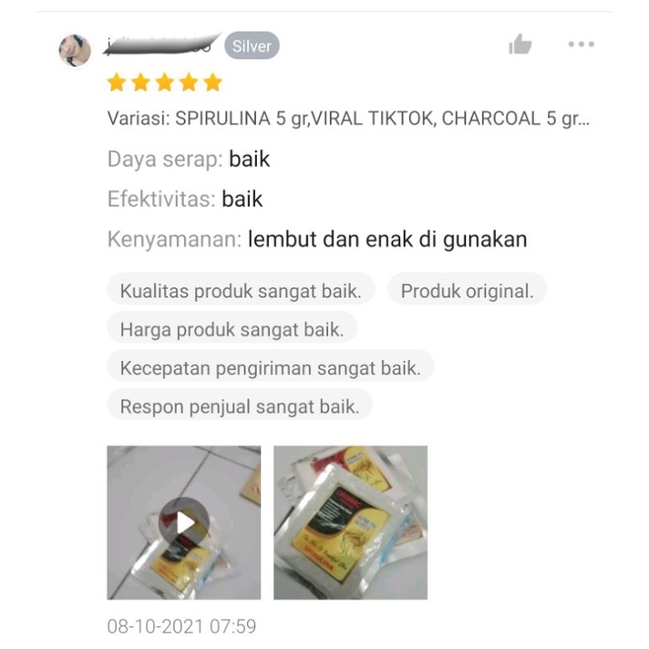 VIRAL 15gr MASKER WAJAH ORGANIC ORIGINAL GLOWING