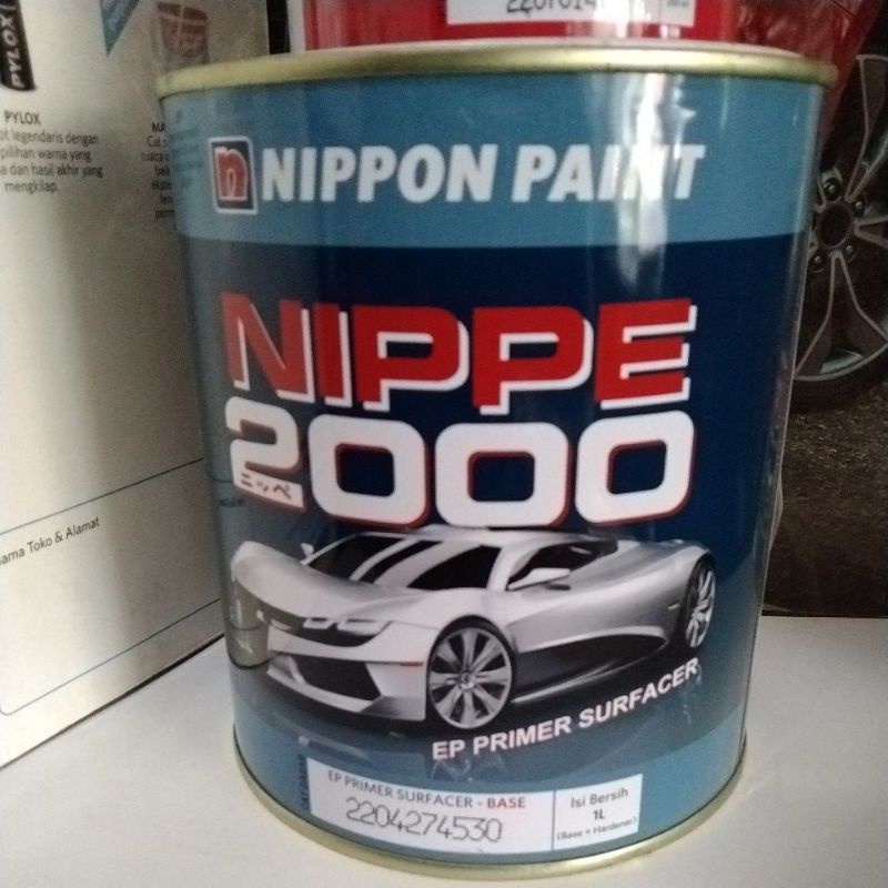 Nippe Epoxy Abu" 1Liter / Cat Dasar Duco/ Cat Dasar Mobil / Cat Dasar 2 Componen Base + Hardener