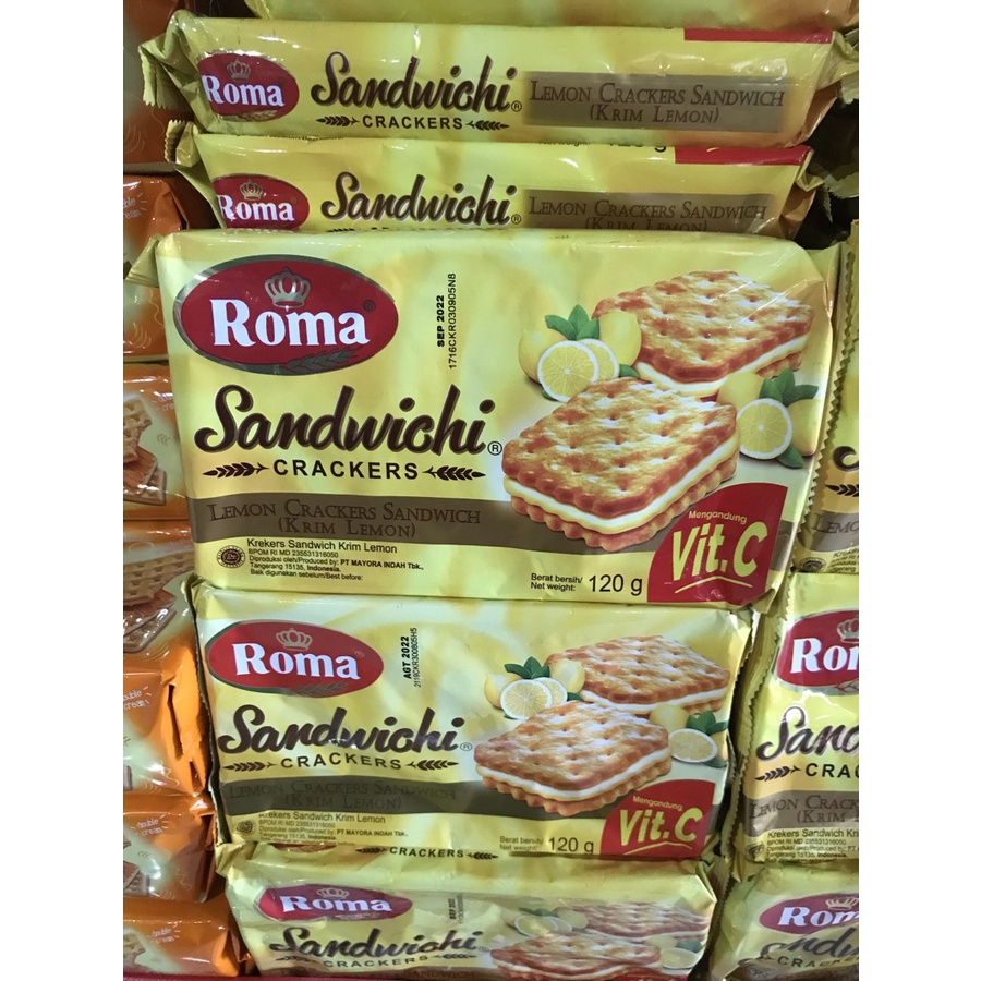 

Roma Sandwichi Crackers Lemon 120gr