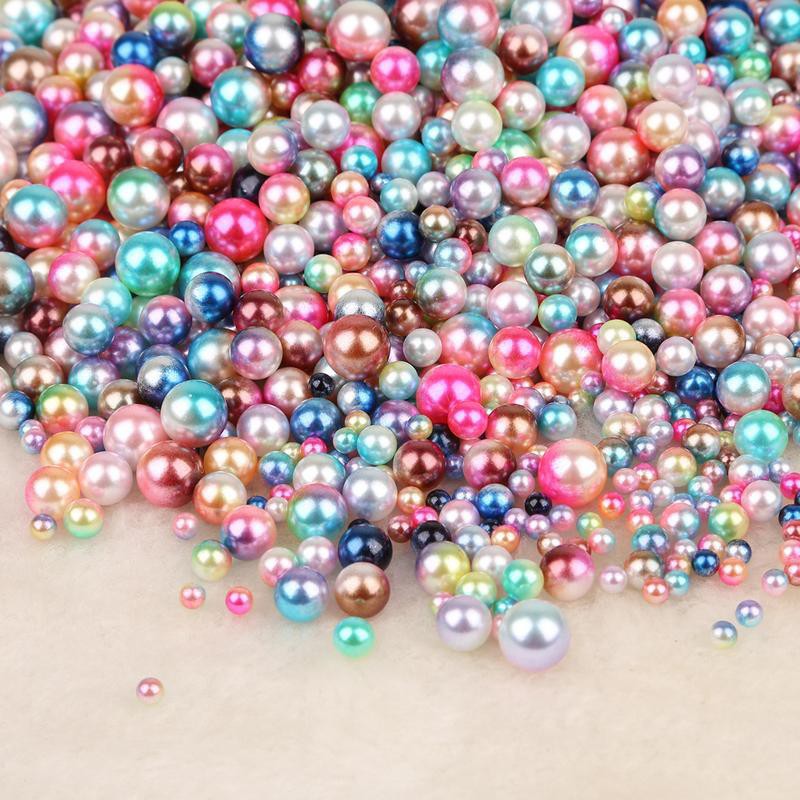 Manik Manik Mutiara Imitasi Warna Warni Ukuran 4mm 6mm 8mm Manik Manik Mutiara Imitasi Warna Warni Ukuran 4mm 6mm 8mm