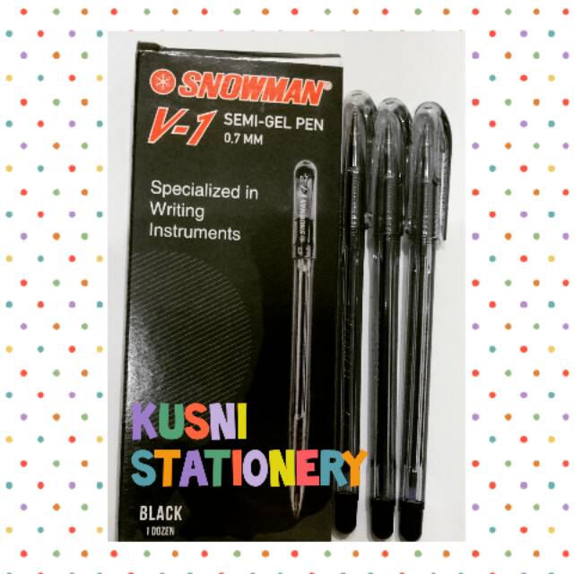 

Bolpen / Bolpoin / Pulpen / Pen Snowman V1 0,7 mm