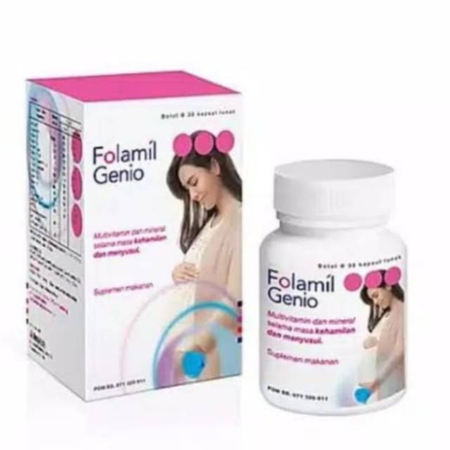 Jual Folamil GENIO Isi 30 Kapsul (ED 12/2022) | Shopee Indonesia