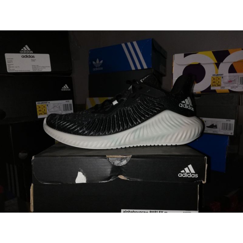 adidas AlphaBounce+ Parley Core Black ORIGINAL BNIB RESMI