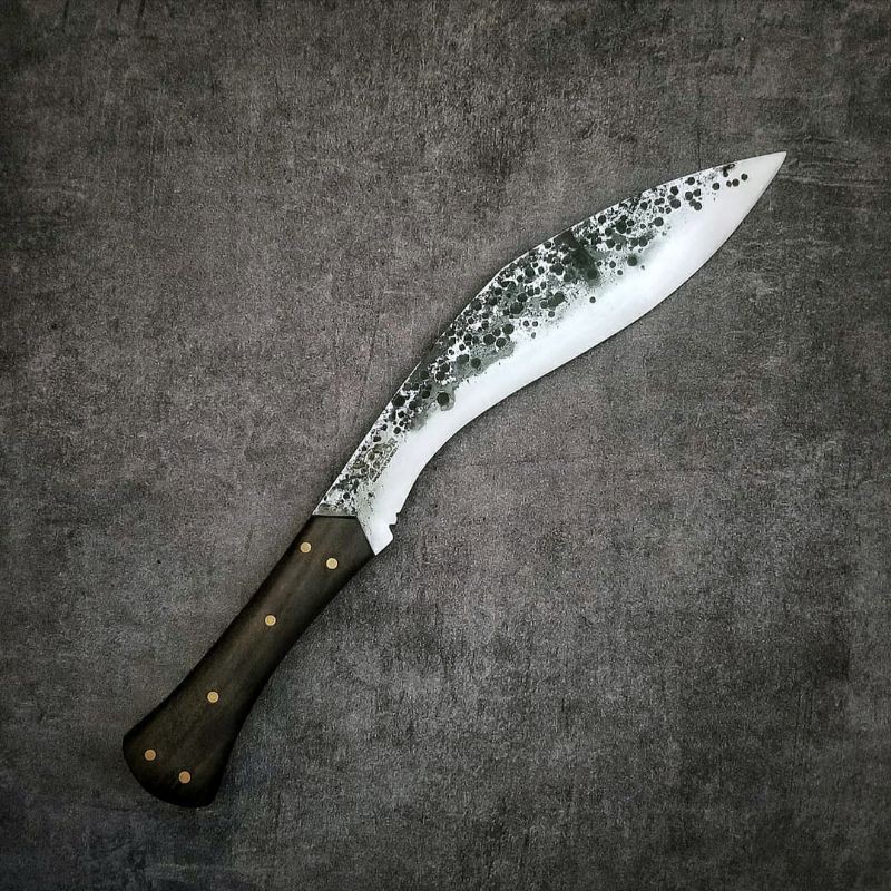 UMKM PANGLOR Klasik Kukri Outdoor Knife N695 bukan D2 SLD SKD11 K110