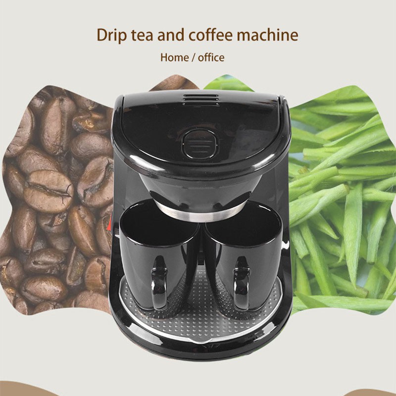 Bisa COD Mesin Kopi Espresso Coffe Machine Foam Maker Double Cup