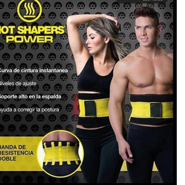 Korset HOT SHAPERS POWER BELT KORSET / SABUK SPORT PEMBAKAR LEMAK PERUT + BOX Pelangsing Perut Pria HOT SHAPER POWER BELT Korslet Corset Korsetpria Pengecil Perut Wanita