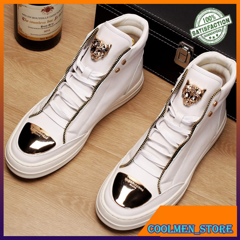 platform sneakers with studs