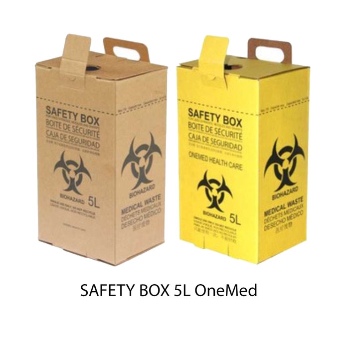 Safety Box Medis 5 Liter / Box Medis Biohazard