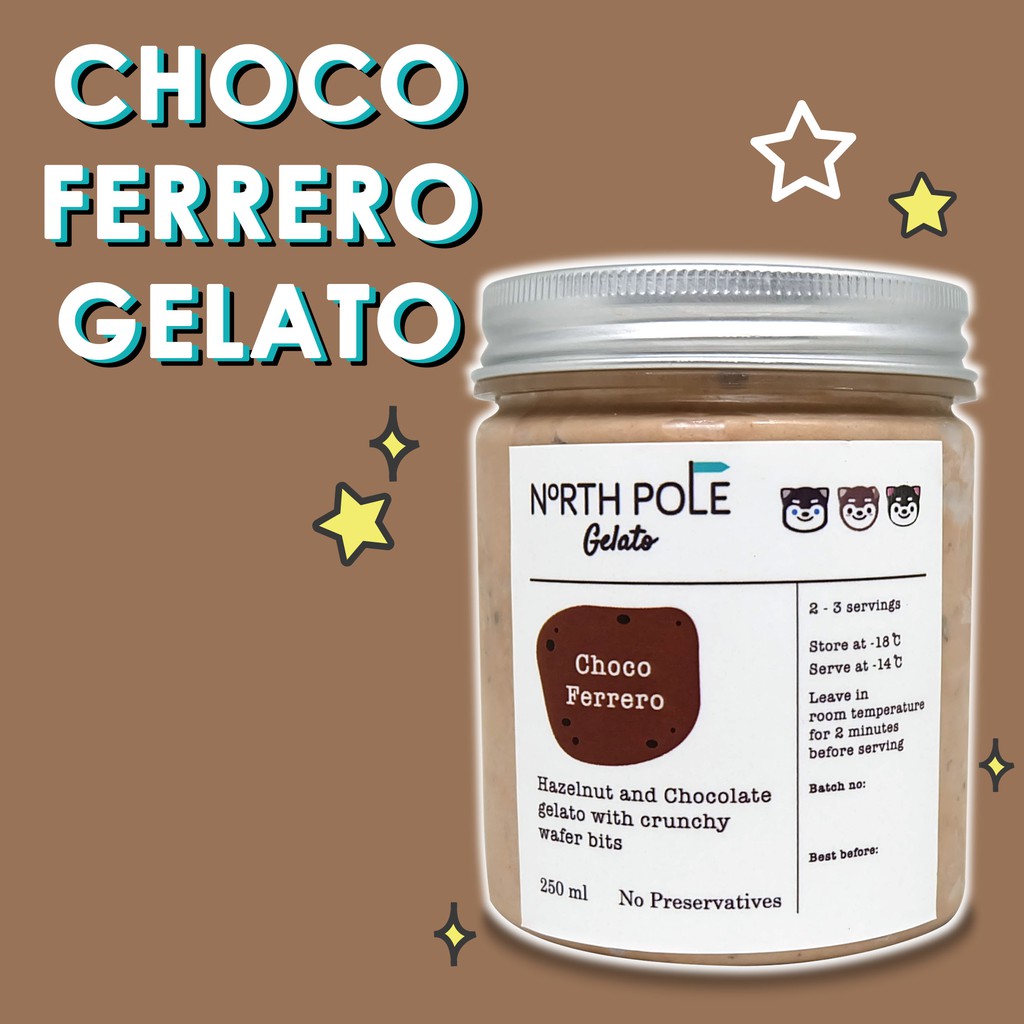 

Choco Ferrero Gelato - North Pole Gelato