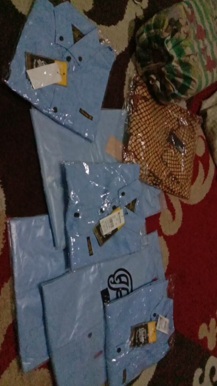 Grosir Trolistore Kemeja Batik Pria Motif Baron Kukup Pjg Lengan Panjang Seragam Batik Cowok Pria